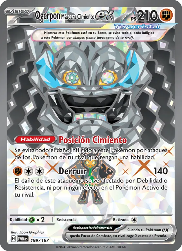 Ogerpon Máscara Cimiento ex