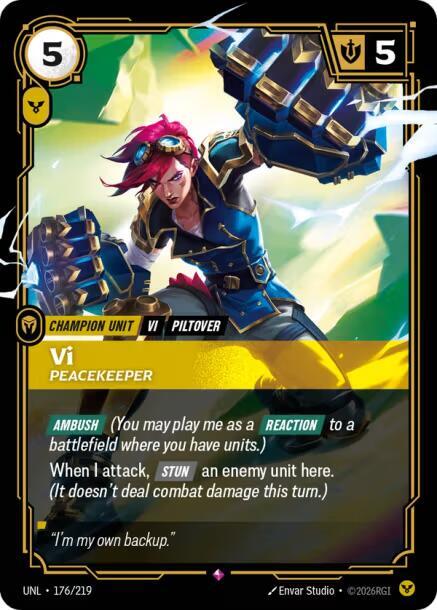 Vi, Peacekeeper